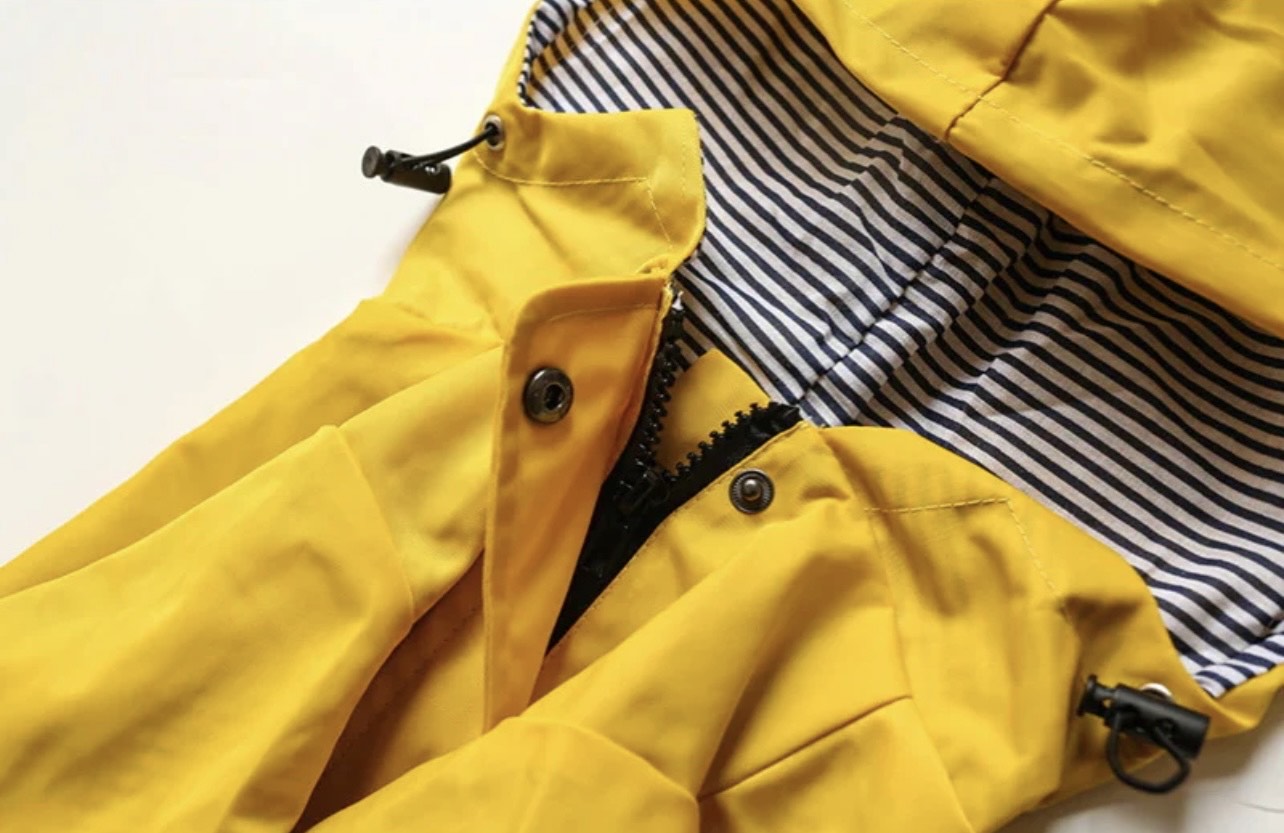 Dog Rain Coat - Yellow